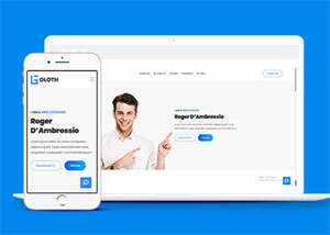 响应式个人简历主页HTML模板源码 - 简单网创项目资源网