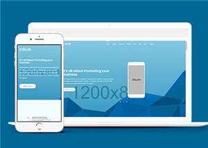 简约产品介绍响应式网页模板下载 - 简单网创项目资源网