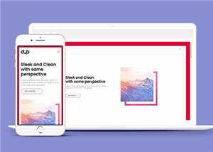 宽屏产品商务展示响应式网页模板下载 - 简单网创项目资源网