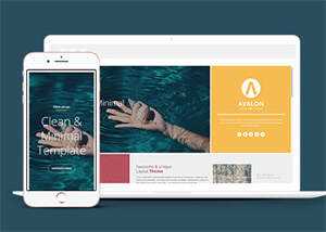 宽屏多色块布局网站模板下载 - 简单网创项目资源网