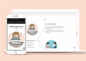 宽屏橙色产品展示企业源码模板下载 - 简单网创项目资源网