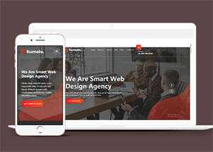 web软件应用开发公司网站模板 - 简单网创项目资源网