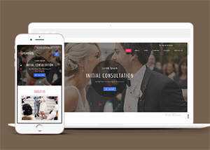 浪漫婚礼邀请展示网站模板下载 - 简单网创项目资源网