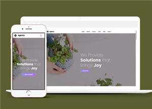 简约创意商业解决方案动态响应式网页模板下载 - 简单网创项目资源网