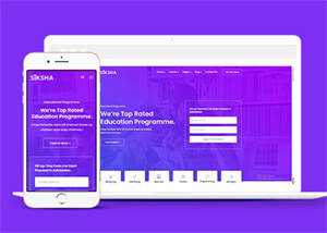 在线课程教育机构网站模板下载 - 简单网创项目资源网