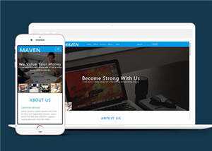 简洁企业咨询服务展示HTML网页模板下载 - 简单网创项目资源网