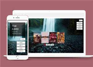 宽屏产品团队展示单页面响应式网页模板下载 - 简单网创项目资源网