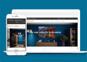 室内装修设计类网站静态模板 - 简单网创项目资源网