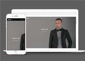 简约企业项目展示响应式网站模板下载 - 简单网创项目资源网