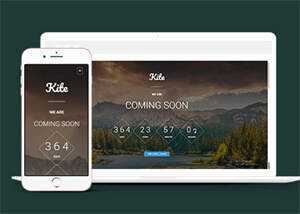 宽屏在线留言板倒计时网站模板 - 简单网创项目资源网