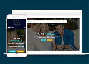 Bootstrap4互联网公司网站模板 - 简单网创项目资源网