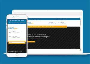 宽屏橙色手机应用设计网站模板 - 简单网创项目资源网