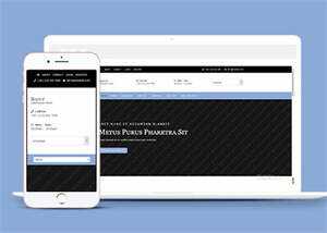简洁浅蓝色企业CSS3网站模板 - 简单网创项目资源网