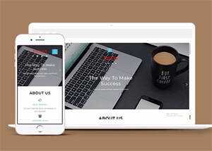 响应式国际金融理财类网站模板 - 简单网创项目资源网