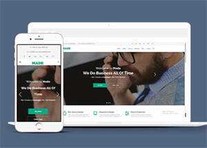 简洁商务印刷广告设计网站模板 - 简单网创项目资源网