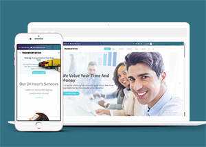 宽屏国际货运公司网站模板下载 - 简单网创项目资源网