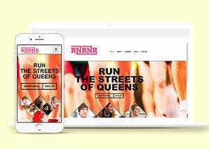 简洁跑步健身俱乐部类网站模板 - 简单网创项目资源网