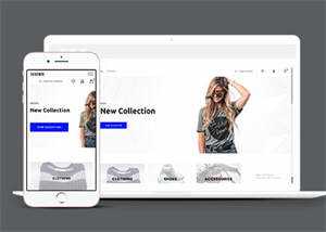 简洁高端时尚时装网店商城模板 - 简单网创项目资源网