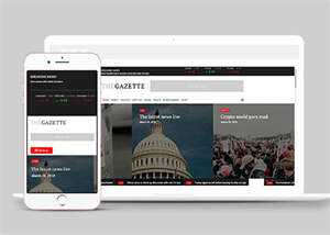 宽屏国际时政要闻网站模板下载 - 简单网创项目资源网