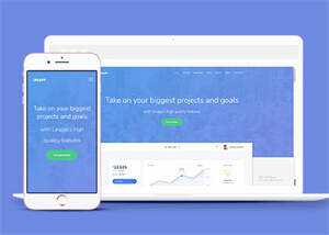 互联网云平台公司网站模板源码 - 简单网创项目资源网