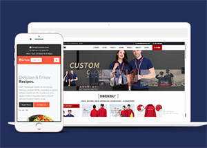 宽屏美食DIY制作网站模板下载 - 简单网创项目资源网