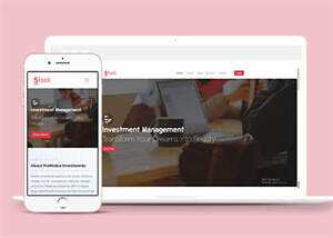 简洁投资管理公司网站模板下载 - 简单网创项目资源网