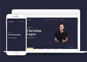 个人摄影师博客网页模板下载 - 简单网创项目资源网