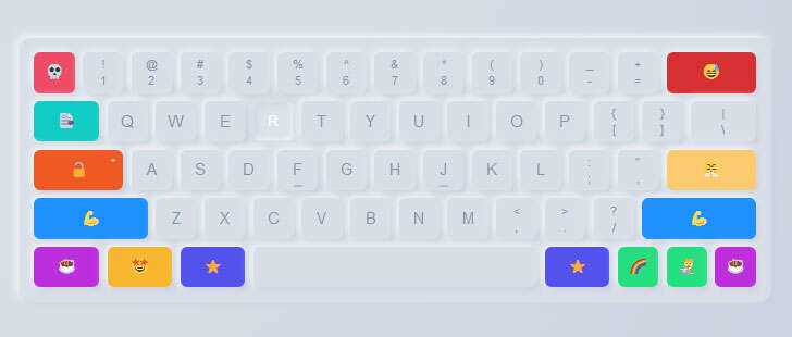 css3创意卡通虚拟键盘样式特效 - 简单网创项目资源网