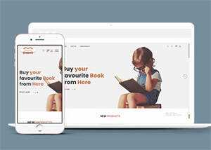 儿童书籍网上商店HTML5模板下载 - 简单网创项目资源网