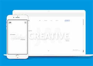 白色设计师个人作品集模板下载 - 简单网创项目资源网