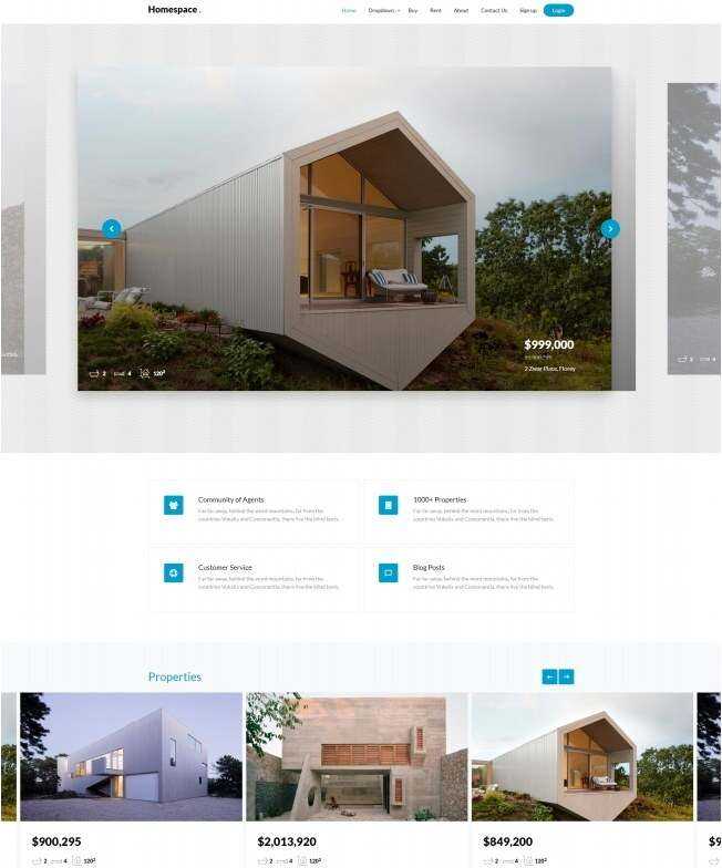 别墅在线交易服务机构网站html模板 - 简单网创项目资源网