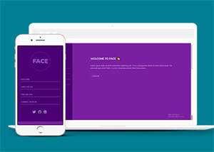 紫色全屏个人简历网页模板下载 - 简单网创项目资源网