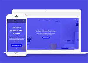 品牌设计公司企业网站页面模板 - 简单网创项目资源网