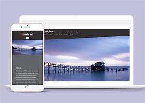 简洁背景视差装修案例展示模板 - 简单网创项目资源网