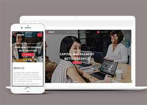 证券咨询服务机构网站模板下载 - 简单网创项目资源网