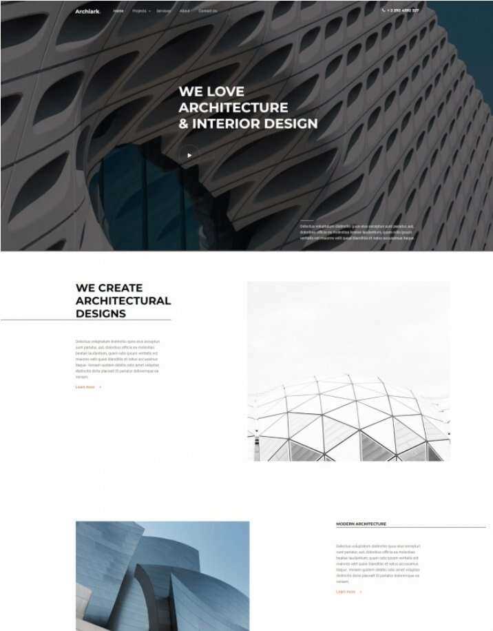 HTML5建筑室内设计公司网站html模板 - 简单网创项目资源网