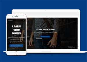 前端技术在线教育HTML5模板 - 简单网创项目资源网