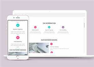 产品营销信息展示HTML网页模板下载 - 简单网创项目资源网