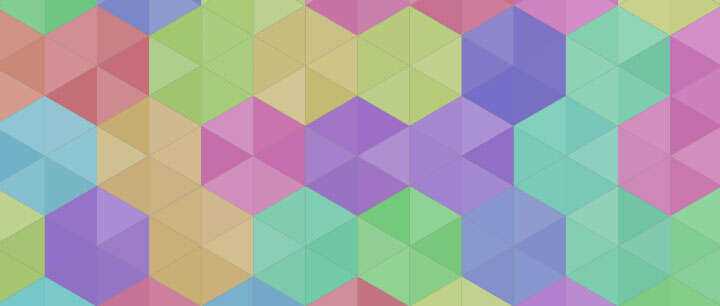 html5 canvas彩色六角菱形拼接背景图案特效 - 简单网创项目资源网