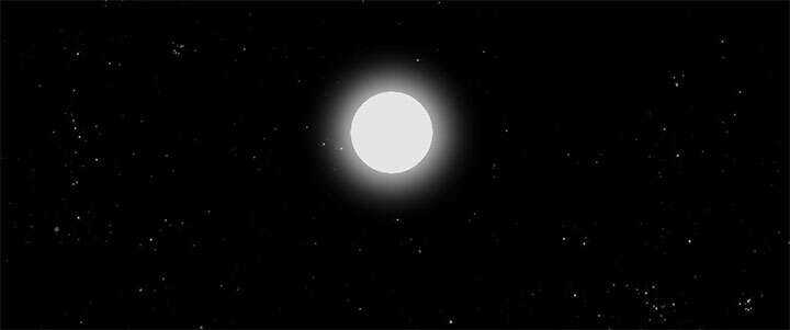 css3黑夜星空月亮发光星星闪烁动画特效 - 简单网创项目资源网