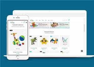 简约儿童玩具商店html模板下载 - 简单网创项目资源网