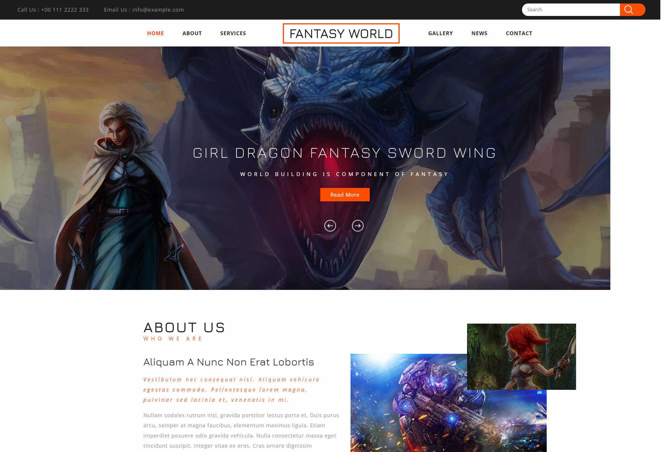 某游戏官网css+js全自适应 - 简单网创项目资源网