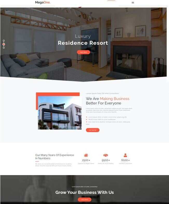 地产代理服务公司HTML5网站模板 - 简单网创项目资源网