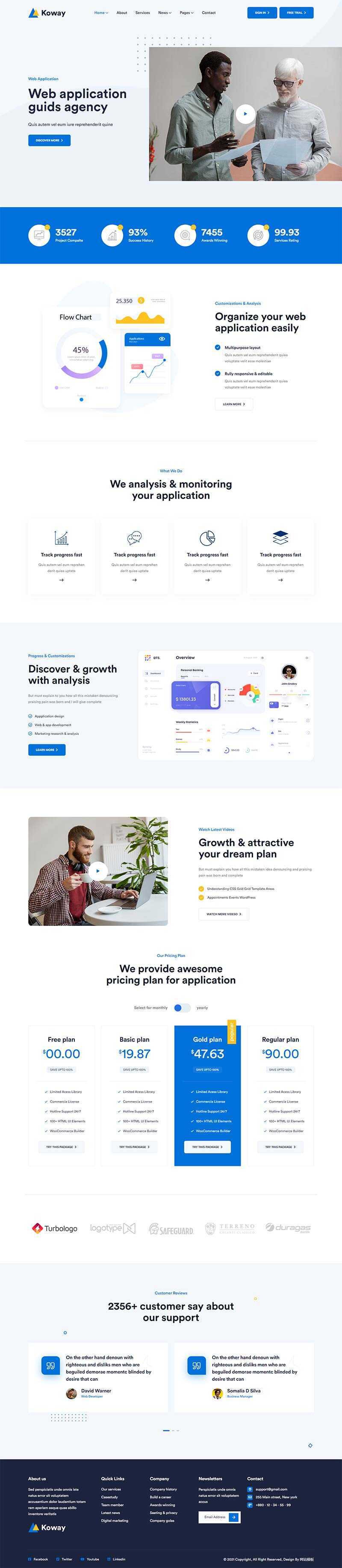bootstrap多功能IT软件技术公司官网html模板 - 简单网创项目资源网