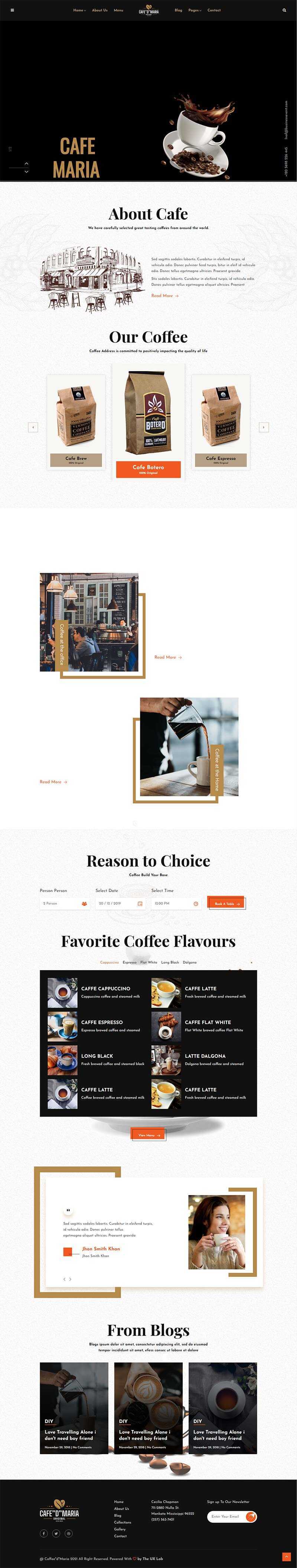 bootstrap响应式甜品茶餐厅官网html模板 - 简单网创项目资源网