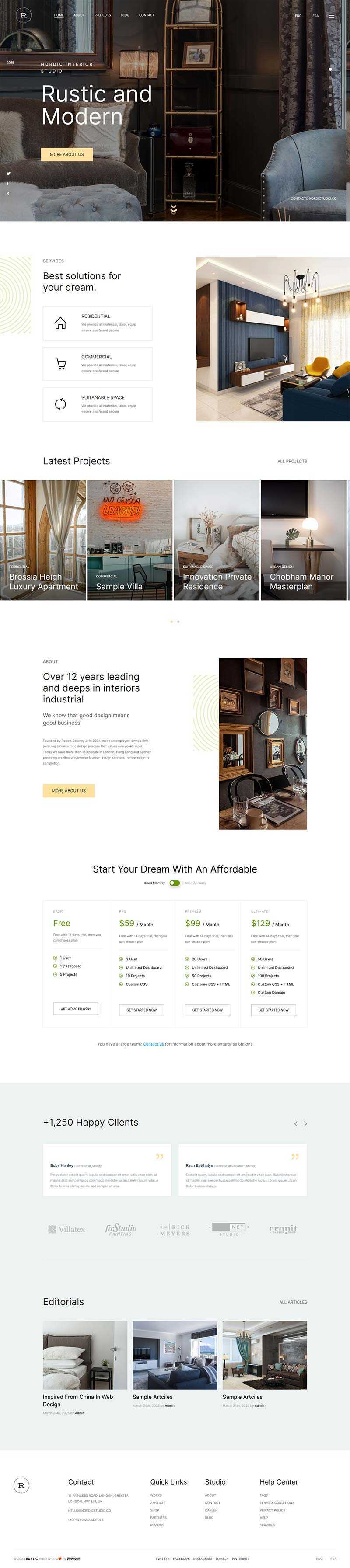 Bootstrap5多用途的企业展示网站html5模板 - 简单网创项目资源网