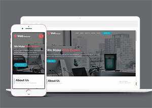 绿色创意设计机构网站模板源码 - 简单网创项目资源网