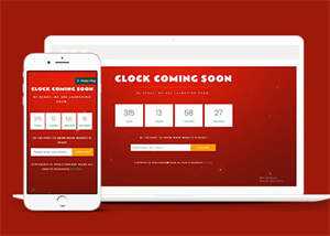 宽屏新年倒计时类网站模板下载 - 简单网创项目资源网