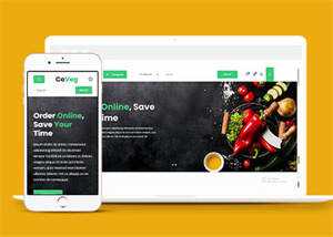 简洁生活食品电商类网站模板下载 - 简单网创项目资源网