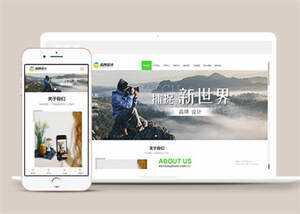 宽屏广告品牌设计类网站模板源码 - 简单网创项目资源网